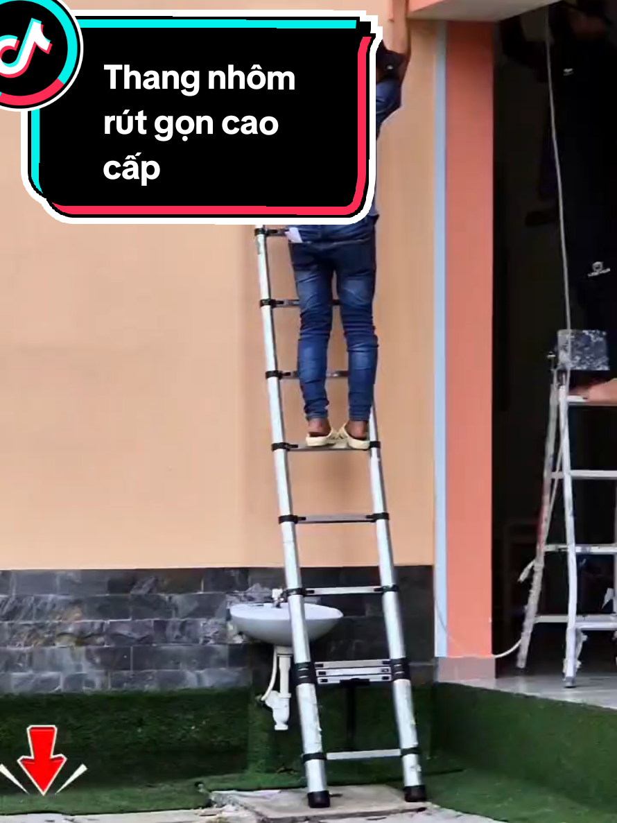 Thang nhôm rút gọn cao cấp #xuhuong #viral #trending #thangnhomrut #thangrut 