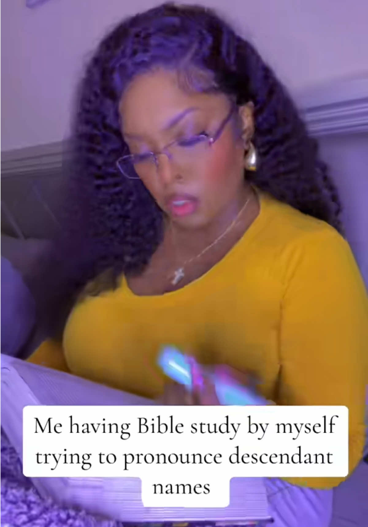 Talk about struggling 😂 ESPECIALLY KJV omg! 🥴🫩