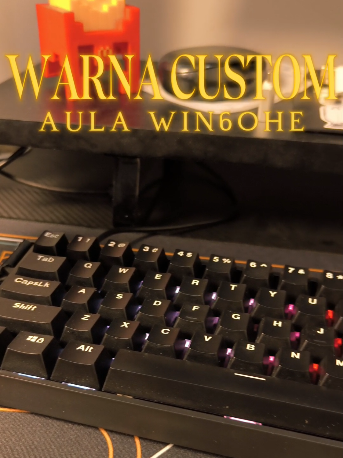 Cara Ganti Warna Keyboard Aula WIN60HE || #Keyboard #keyboardhalleffect #Gamingkeyboard #aulakeyboard #win60he 