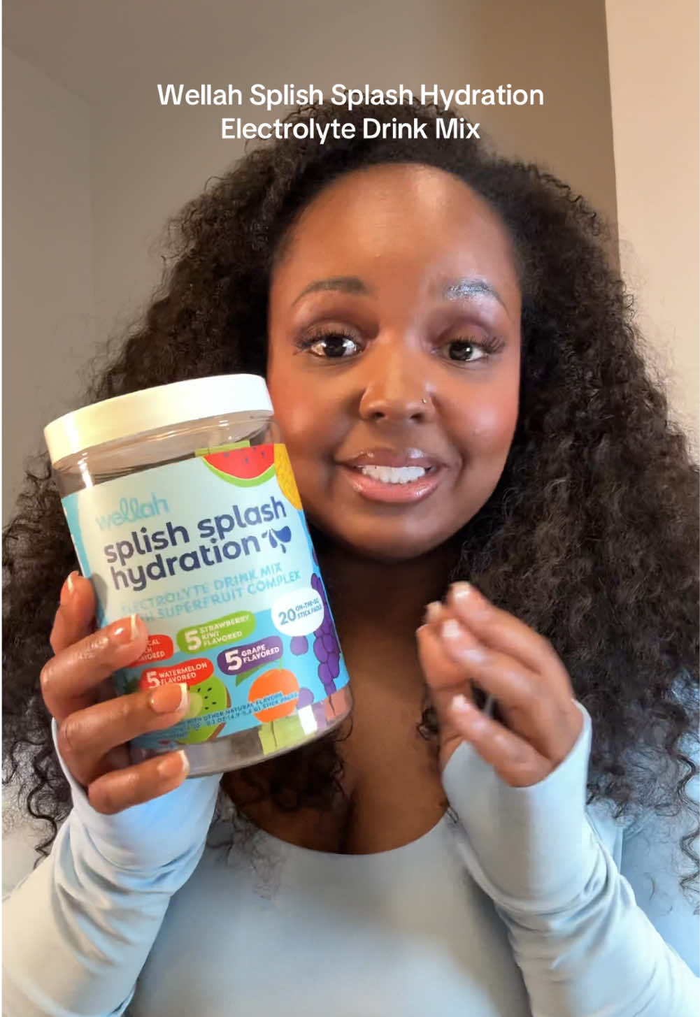 Drink Your Water. Wellah Splish Splash Hydration Electrolyte Drink Mix. With 4 delicious naturally sweetened flavors packed with essential electrolyte minerals, it's the perfect way to hydrate all day long on-the-go. Plus, it can help you feel more energizedl, promote healthy skin and may even help you get better sleep #tiktokshop #hydrationtips #hydration @Wellah Nutrition 