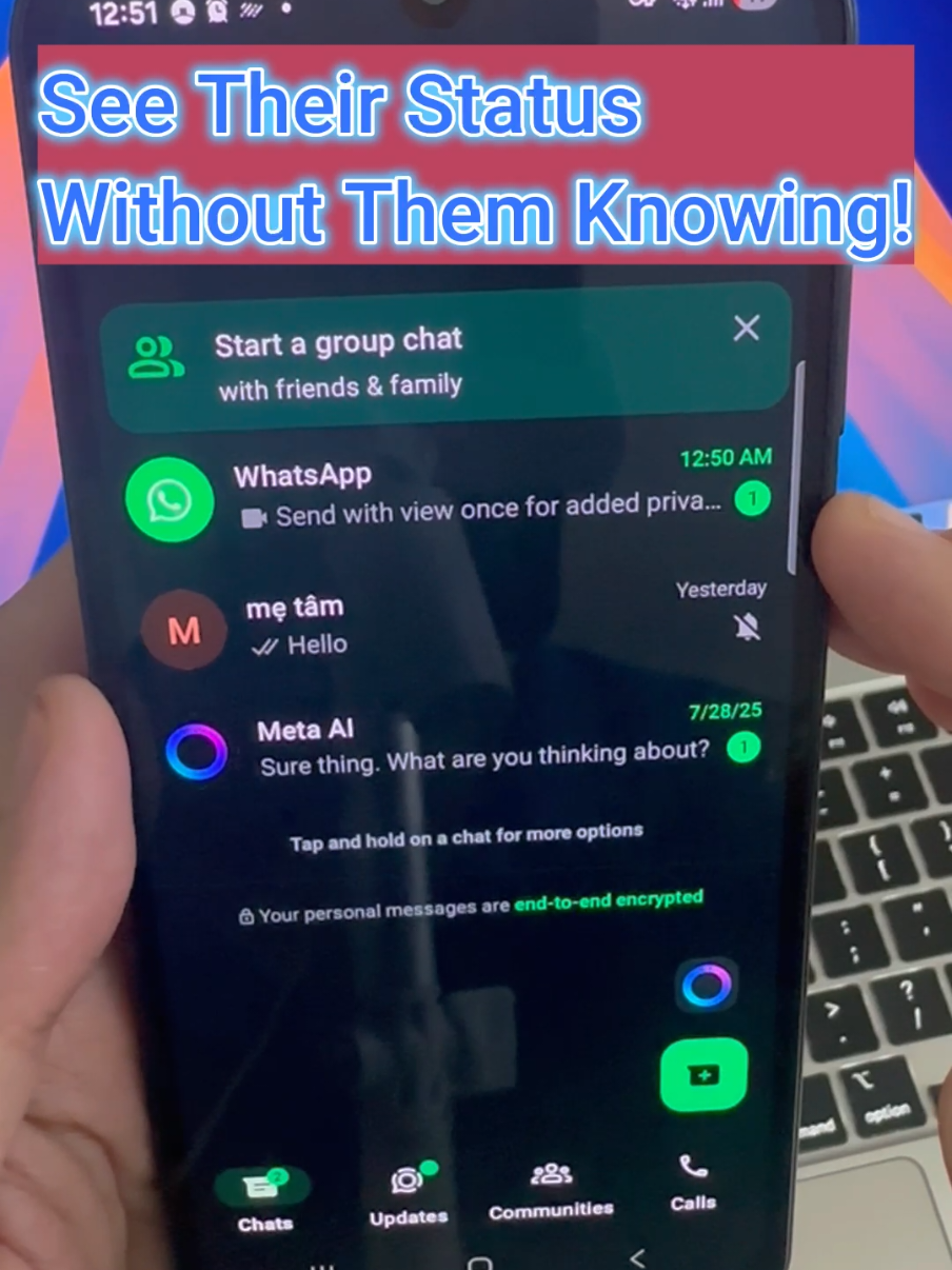 New WhatsApp Feature You Didn’t Know About! #WhatsAppTips #HiddenFeatures #WhatsAppTricks #smartphonetips 