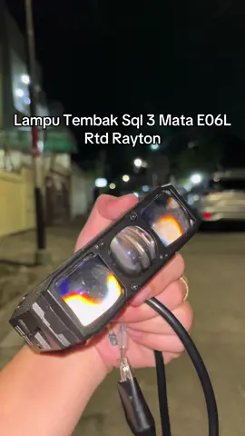 Lampu Tembak sql 3 Mata blue lens E06L rtd rayton