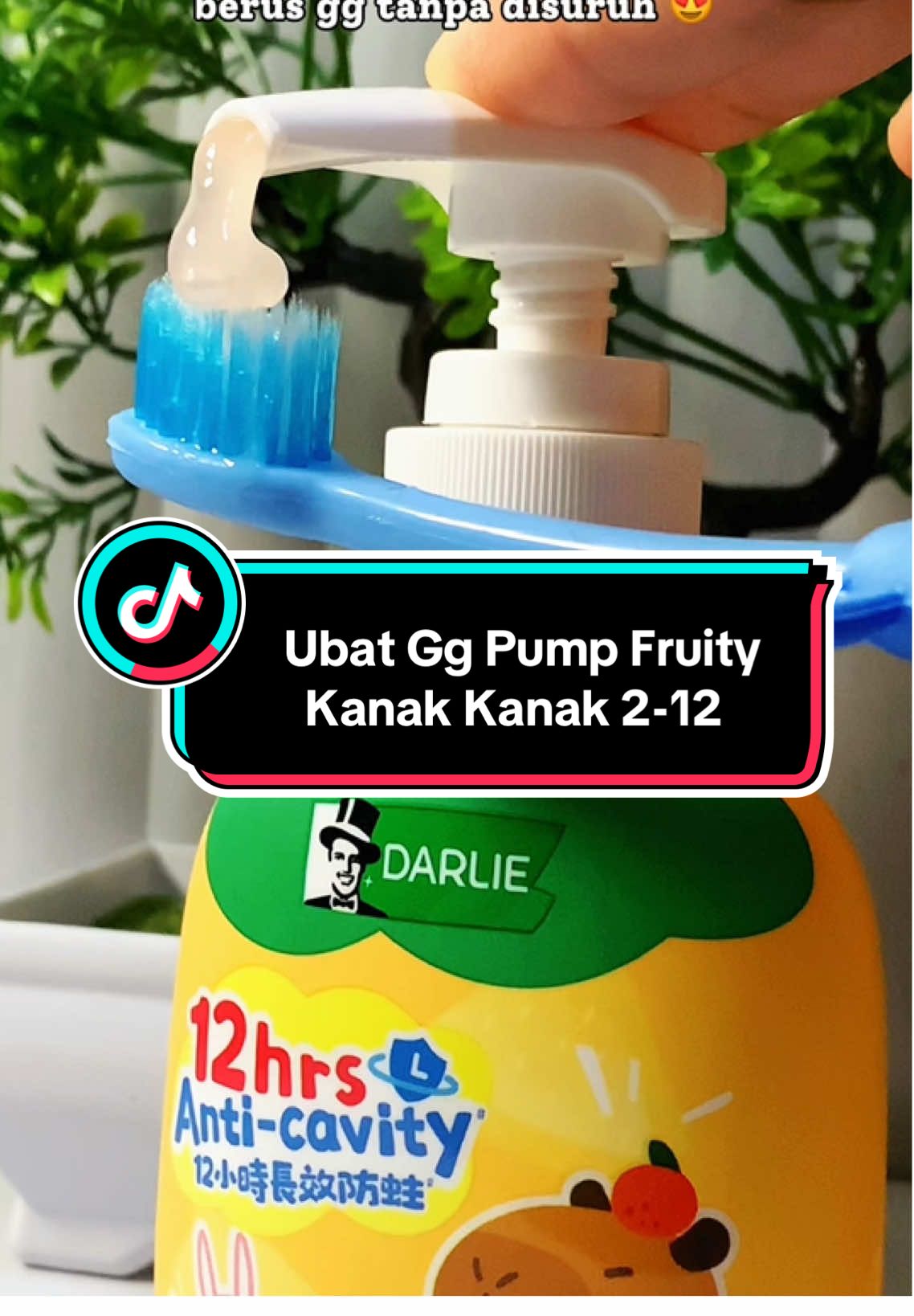 sejak pakai pump picit picit ni anak suka berus gigi tanpa disuruh , mudah kerja mak2 😍 @Darlie.my #fruitydelightkidstoothpaste #ubatgigikanakkanak #darlietoothpaste #darliekidspumptoothpaste #darliekidspump #darliekidsfruity #darliekids #ubatgigianak #murahberbaloi #recommended #jimat