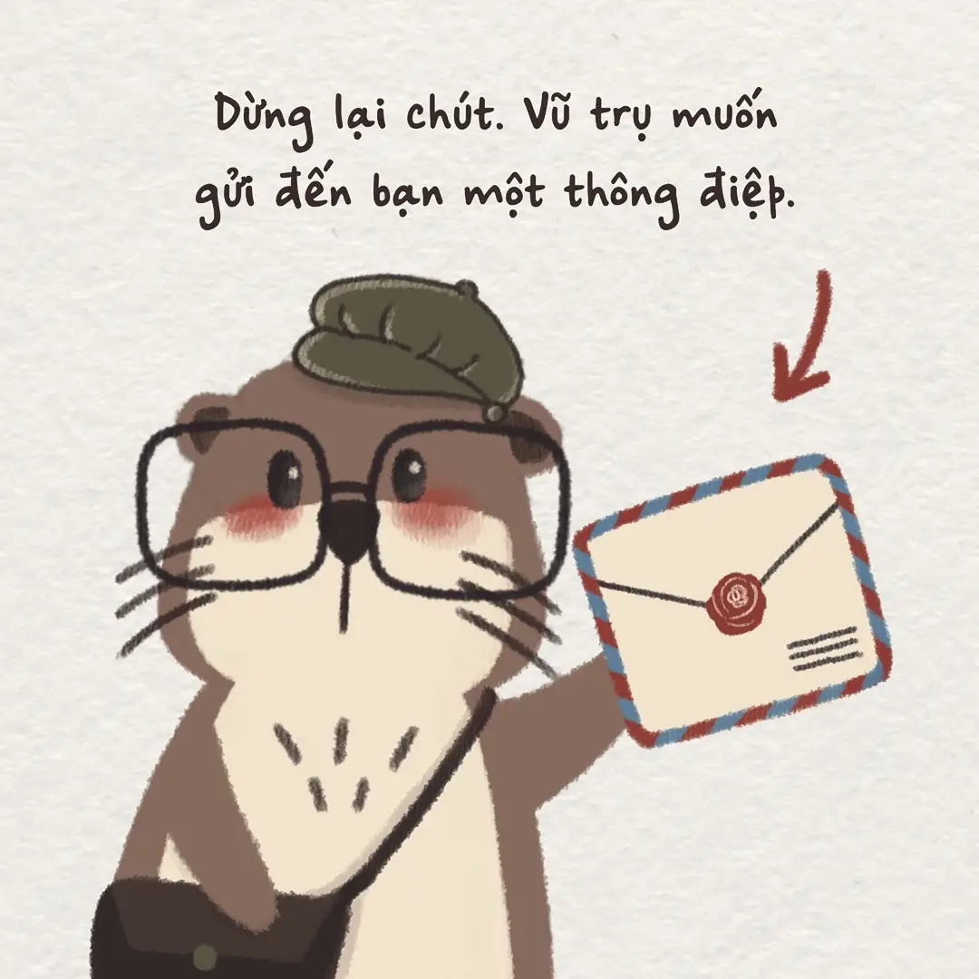 Vũ trụ muốn gửi cho bạn thông điệp này. #windynghinhieu #cattomemes #catmeme #tranhve #chualanh #suynghitrongtoi #illustrationart #overthinking #suynghilinhtinh #tranhvẽ #suynghitichcuc #suynghiquanhieu 