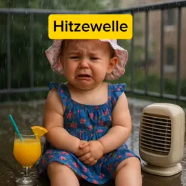 Hitzewelle 2025 #Baby #babylove #babytiktok #ki #lustig #witzig #sommer 