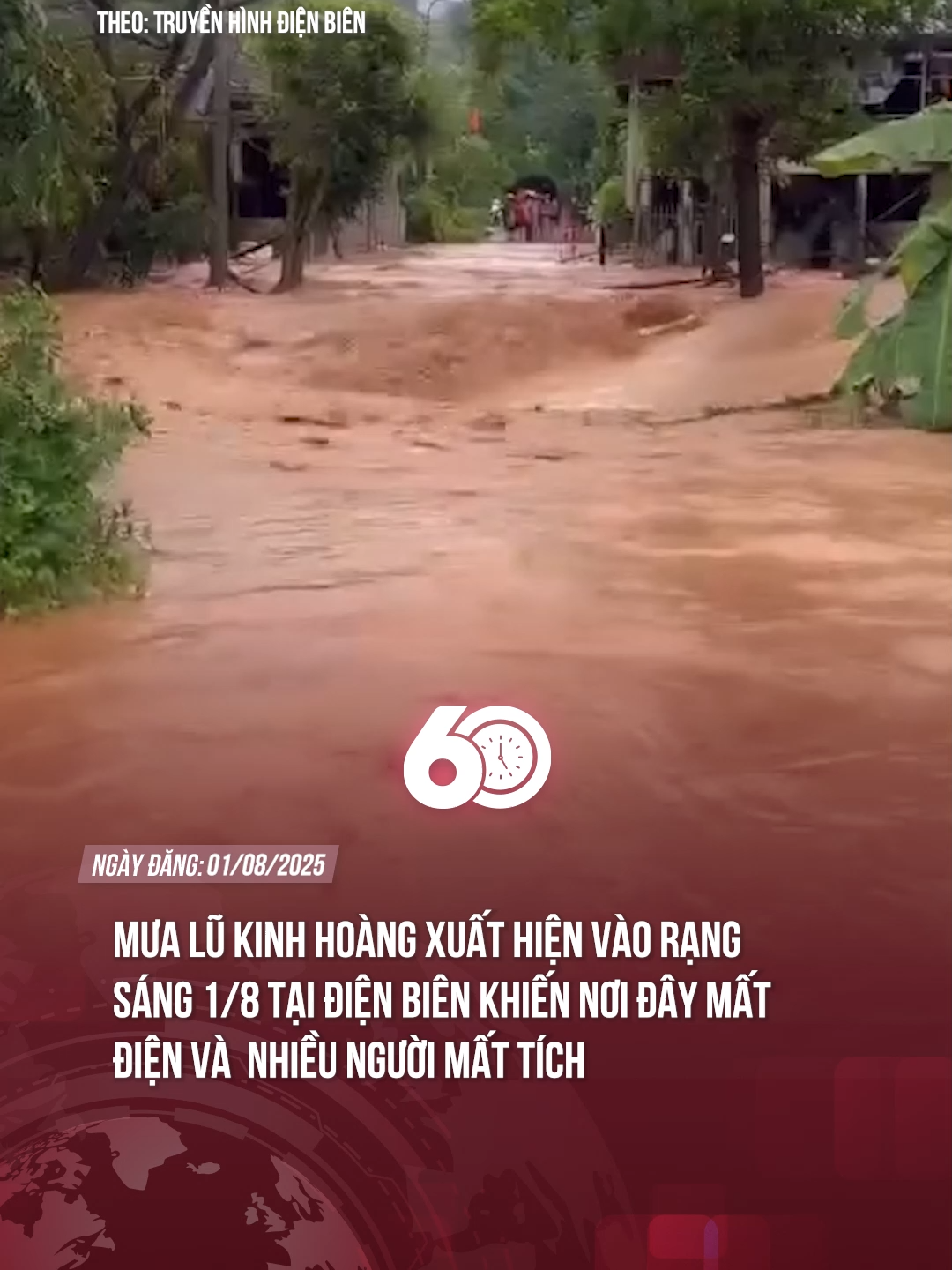 MƯA LŨ XUẤT HIỆN KINH HOÀNG TẠI ĐIỆN BIÊN #60giay #theanh28 #theanh28news