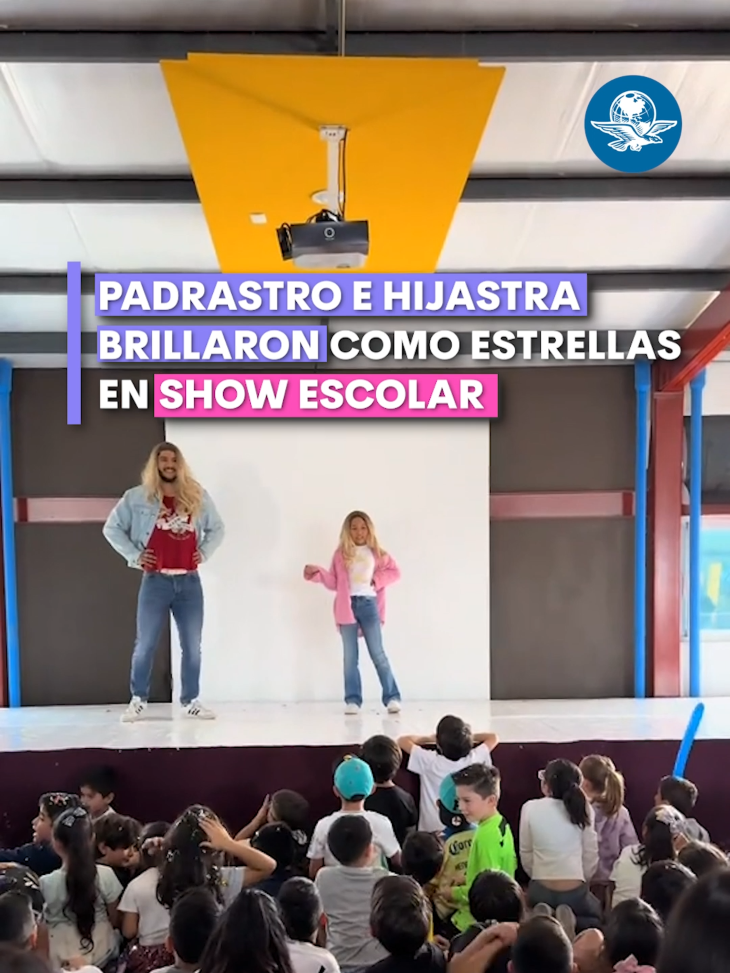 ¡Conquistaron las redes! Padrastro y su hijastra recrean icónica escena de “¿Y dónde están las rubias?” #Ydondeestanlasrubias #padrastro #hija #baile