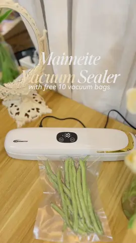 Keep your food fresh, organized, and sealed with love! 🤍 Thanks to my Maimeite Vacuum Sealer, no more spoilage or mess. @MAIMEITE XJD store #maimeite #vacuumsealer #foodvacuumsealer #foodsealermachine 