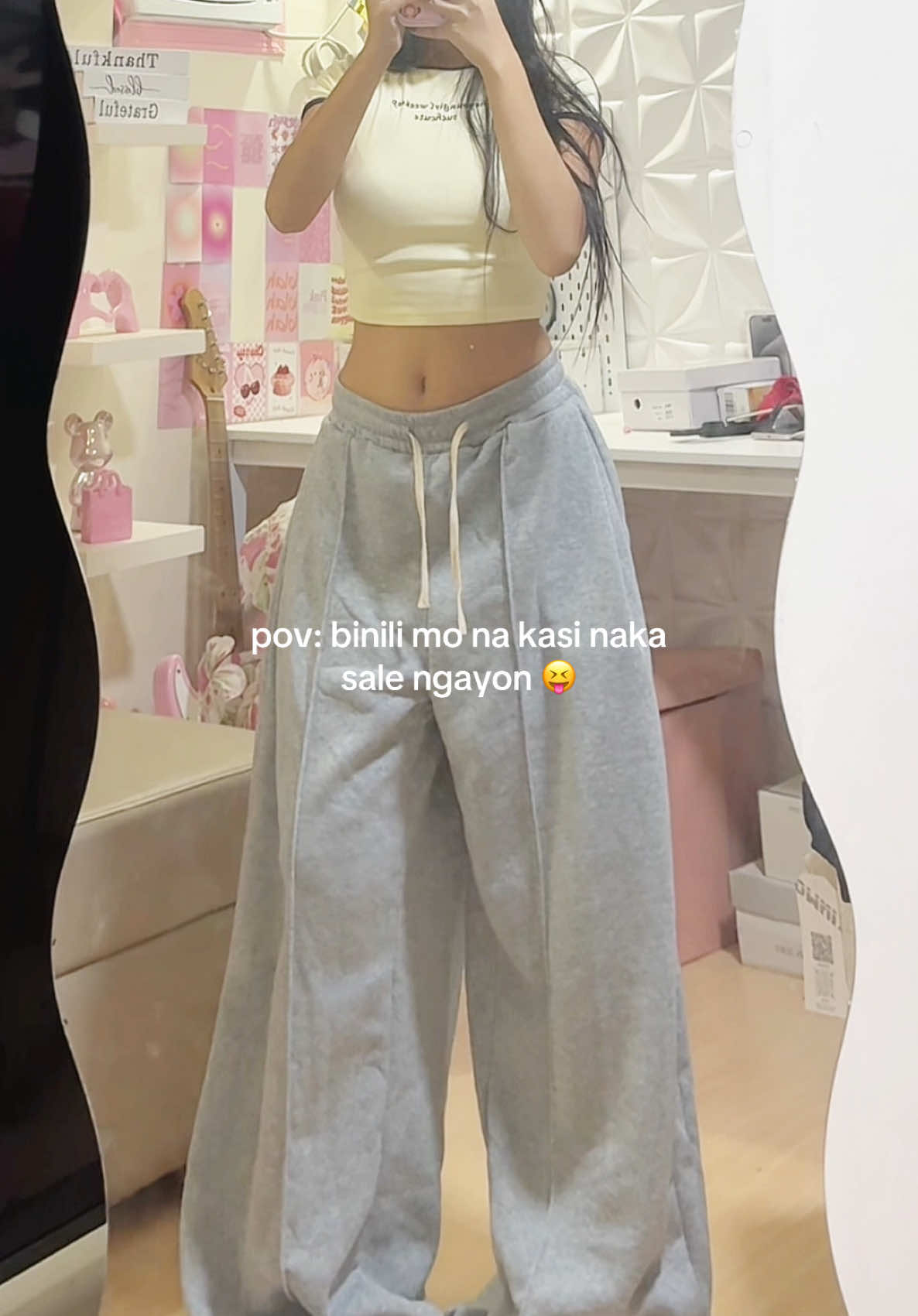 deserve mo yan nak #sweatpants #greysweatpants #greypants #loosepants #baggypants #pantsrecommendation 