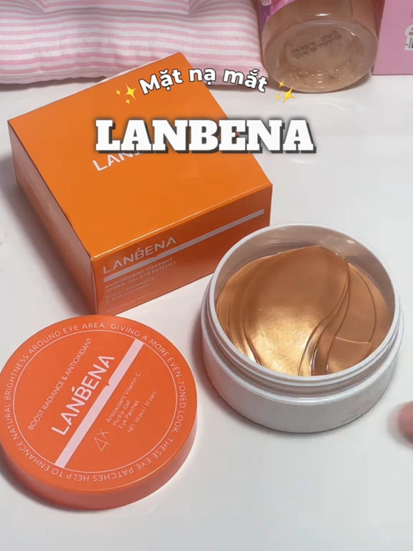 Mặt nạ mắt Lanbena 🐼#lanbena #matna #matnamat #wangie #fyp 