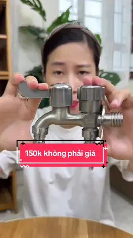 Trả lời @Hieu Nguyen Quoc Hieu Đầu vòi nước 2 đầu ra, vòi nước inox 2 cổng xả độc lập, có tạo áp lực nước #hangxinhtuoi68#xuhuong #trending #voinuoc #phongtam         