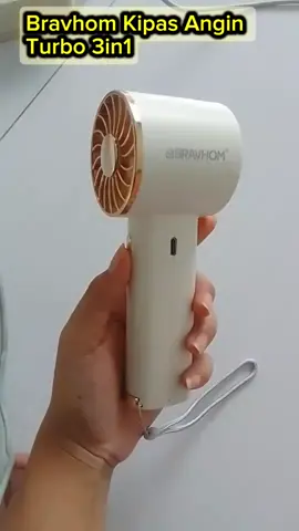 Bravhom Kipas Mini Turbo 3in1 #bravhomkipas #bravhomkipasanginmini #kipasmini #kipasminiportable #kipasminiportablemurah 