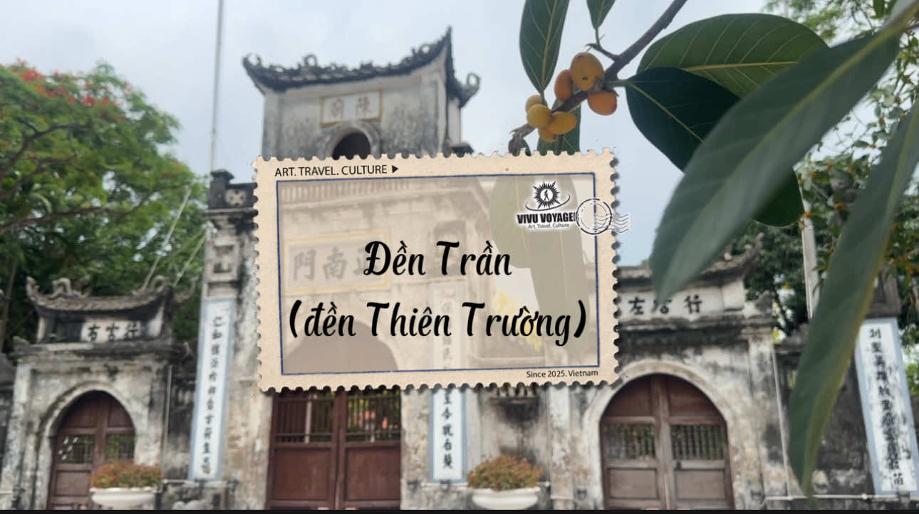 Lịch sử không nằm trong sách vở. Nó hiện lên dưới bước chân mình – trong từng viên gạch, làn khói trầm, mái ngói rêu phong và ánh mắt những người dân lặng lẽ cúi đầu.   #vivuvoyager #art #travel #culture #dentran #namdinh #vietnamtoiyeu 