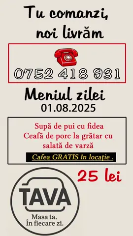 Tava - masa ta în fiecare zi ! #gigibozgan #tava 