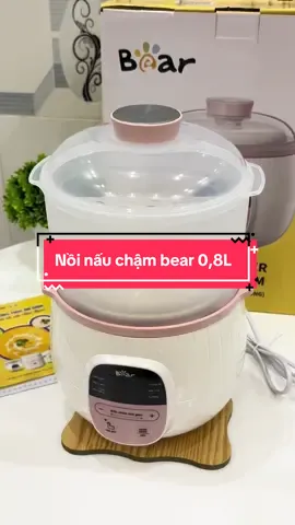 Nồi nấu chậm bear 0,8L #noinaucham #noinauchaocham #noinauchaochambear #andam #nauchaochobe #mevabe #mochi日本 #fyp #xuhuong #xh 