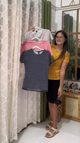 Feeling ko talaga may kurba yung katawan ko dito pero feeling lang naman #shirt #ladiestops #gotu #stripeshirt #affordable #fyp 