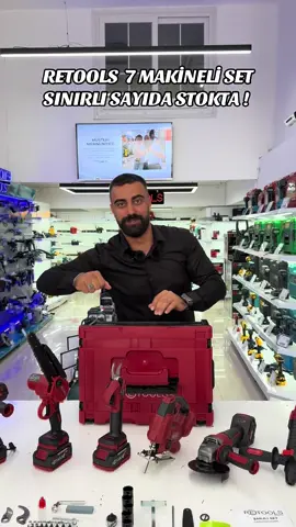 🔧 RETOOLS 7’Lİ KIRMIZI PRO SET (DAL BUDAMA TESTERESİ , DEKUPAJ TESTERE, DAL BUDAMA MAKASI ) 🔋 🪚 1 Adet 32 mm dal budama makas  🧱 1 Adet 3 Modlu Dekupaj Testere 🌿 1 Adet 15-20 cm Budama Testeresi 🛠️ 1 Adet 3 Modlu Kırıcı Delici Matkap 🔄 1 Adet 4 Devirli Spiral 🔩 1 Adet 450 Nm Somun Sıkma / Sökme 🔧 1 Adet 80 Nm Darbeli Vidalama 🔋 4 Adet 21V 4.0Ah Li-ion Batarya ⚡ 1 Adet Çift Portlu Hızlı Şarj Cihazı ✨ Uygulamalarınızda maksimum verim, her zaman elinizin altında! 🌐 Web Sitesi Üzerinden Sipariş Vermek İçin: 👉 www.hanhirdavat.com/ 🛠️ 2 Yıl Garanti ile güvenle kullanın!