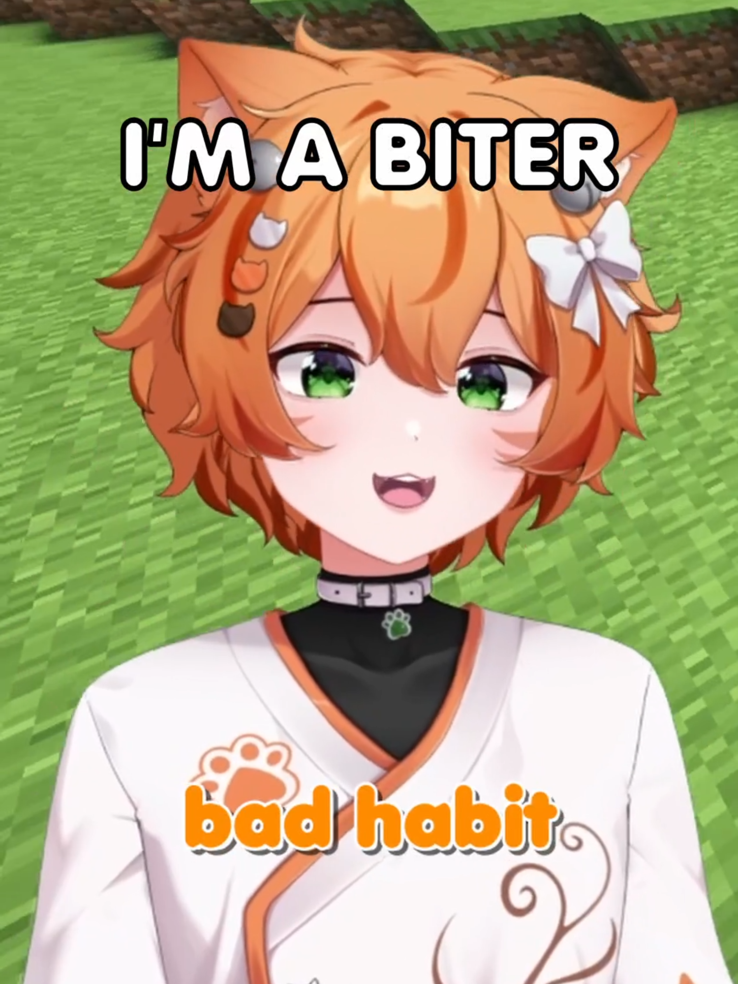 I'M A BITER #Minecraft #minecraftmemes #minecraftbuilding #vtuber #envtuber #femboy #lgbtq #funny #gaming #foryou #foryoupage #twitch #streamer #fyp #anime #wholesome #tabbypac #pac