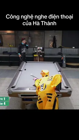 Công nghệ nghe điện thoại của Hà Thành. Xăm chịu thua luôn 😂 #xuhuong #hathanhbillards #ngocxambilliards #billiards #pool #viral 