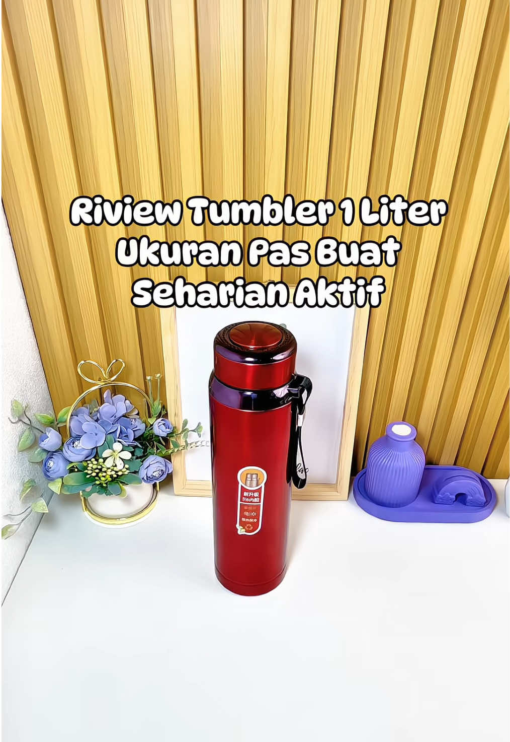 Review Tumbler 1 Liter #tumbler #tumblers #tumblerviral #masukberandafyp #peralatanrumahtangga #peralatandapur #serbaungu 