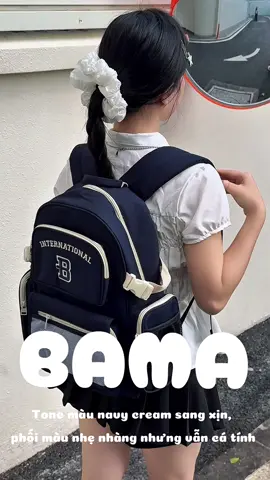 Back to school  🎓✏️📙🎒#bama #balo #bamavn #navy #review #thoitrang #balodihoc #BAMA #localbrand #bag 