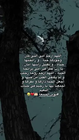 اللهم ارحم امي واغفر لها واجعل مثواها الجنه 💔🤲🏻😭😭😭 #أمي #اللهم_ارحم_امي #شعور_الفقد #اكسبلورexplore #explore #فقد_الام #دعاء_لامي_المتوفية 