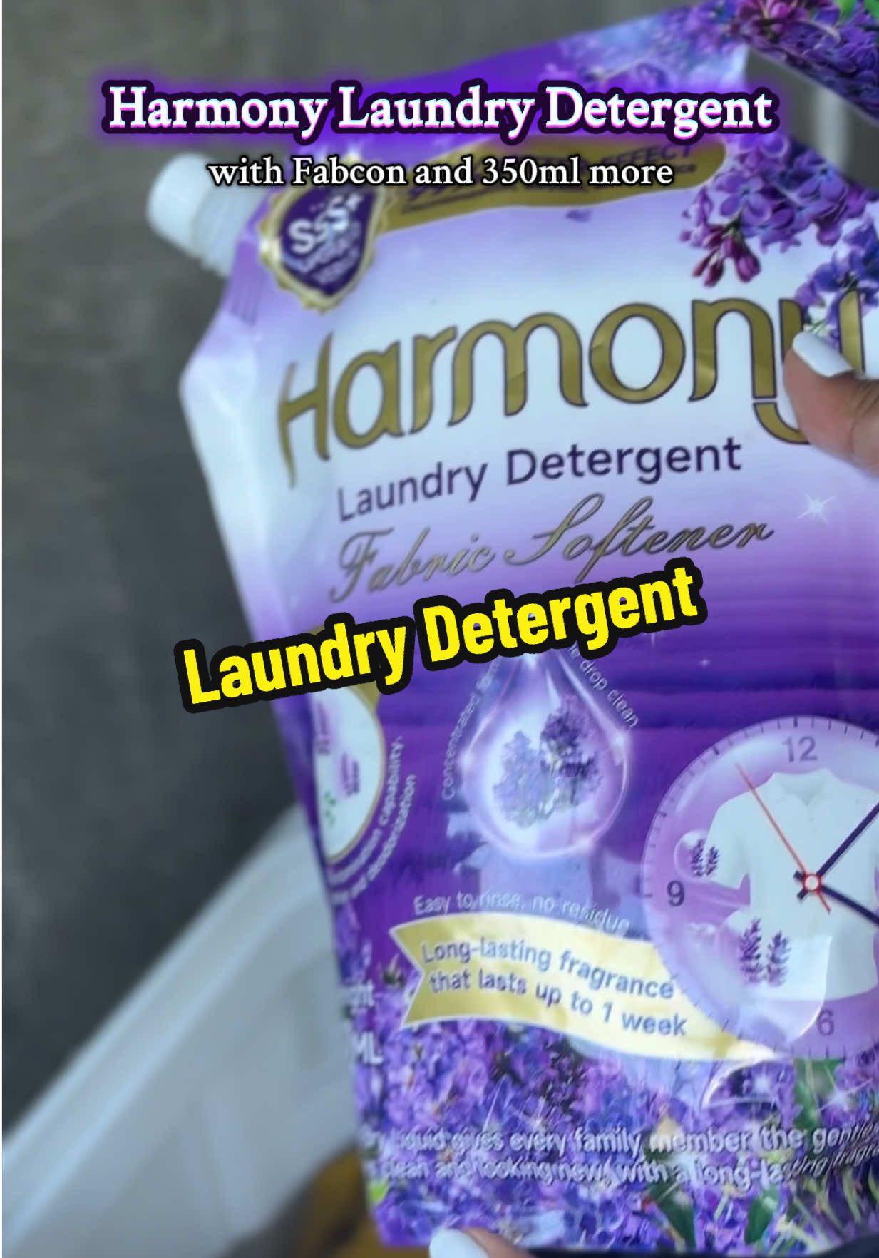 [2000ml+free 530ml] laundry liquid detergent with fabcon 3in1 fragrance up to 72 hours scent Lavender & Rose Scent tulips scents with perfume long lasting fragrance #laundry #detergent #washingdetergent #fabricconditioner 