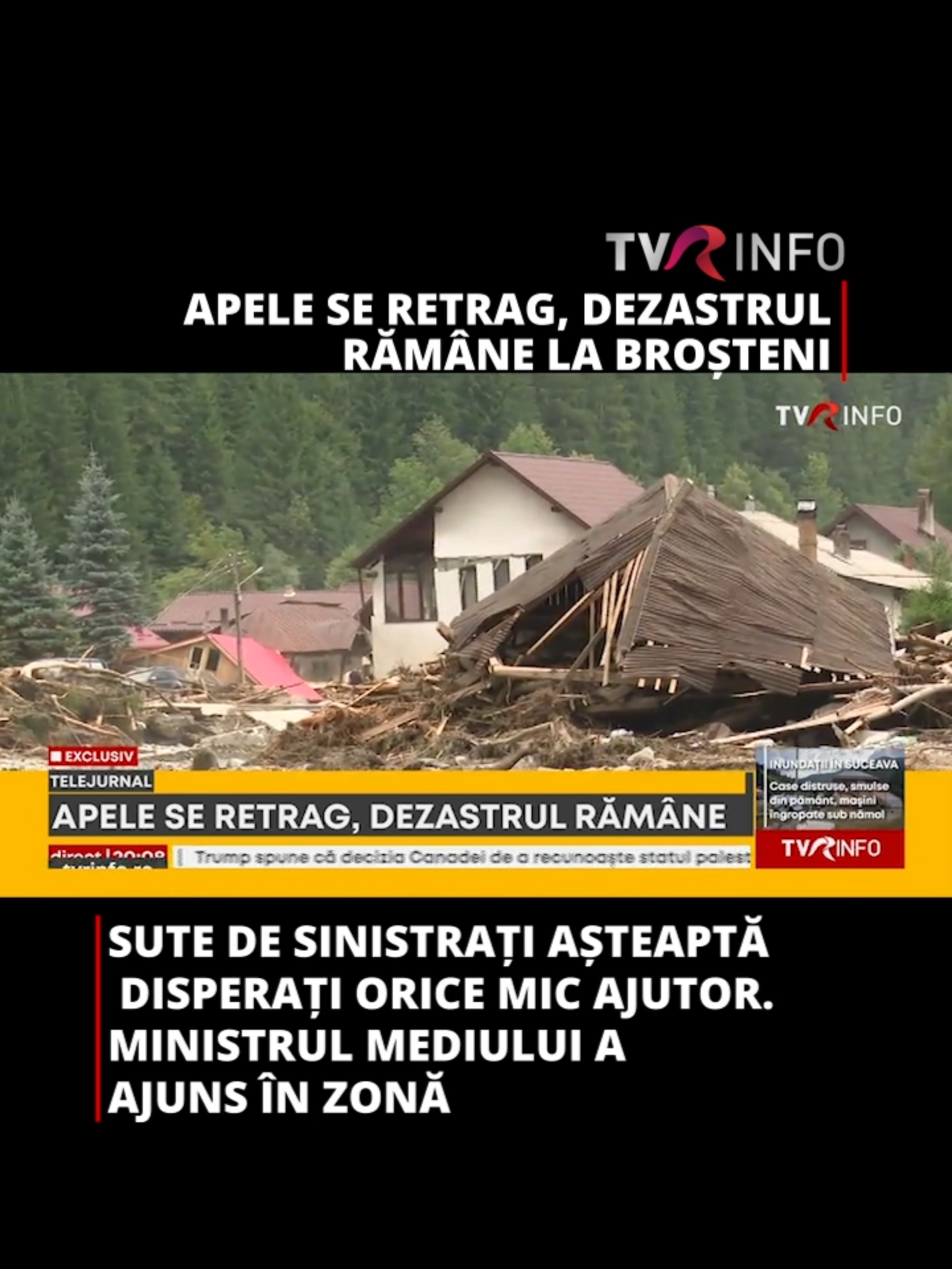La Broșteni, în judeţul Suceava, apele au început să se retragă, însă în urmă lor a rămas dezastrul. Oamenii se întorc acasă, în locuinţele îngropate în nămol. Se pot consideră norocoşi cei ale căror case încă stau în picioare #tvrinfo #news #Actualitate #ViralRo #foryoupage❤️❤️ #fyp #Romania #inundatii #Brosteni #Suceava #Neamt #dezastru #mediu