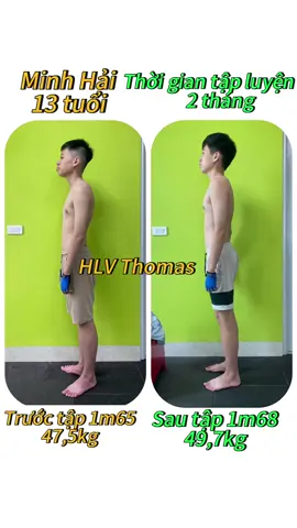 Minh Hải 13 tuổi sau 2 tháng tập luyện chuyên biệt cao 3 cm cải thiện gù lưng- cổ rùa- vai lệch. #pháttriểnbảnthân #phatrienchieucao #phattrienbanthan #tangchieucao #caocungthomas 