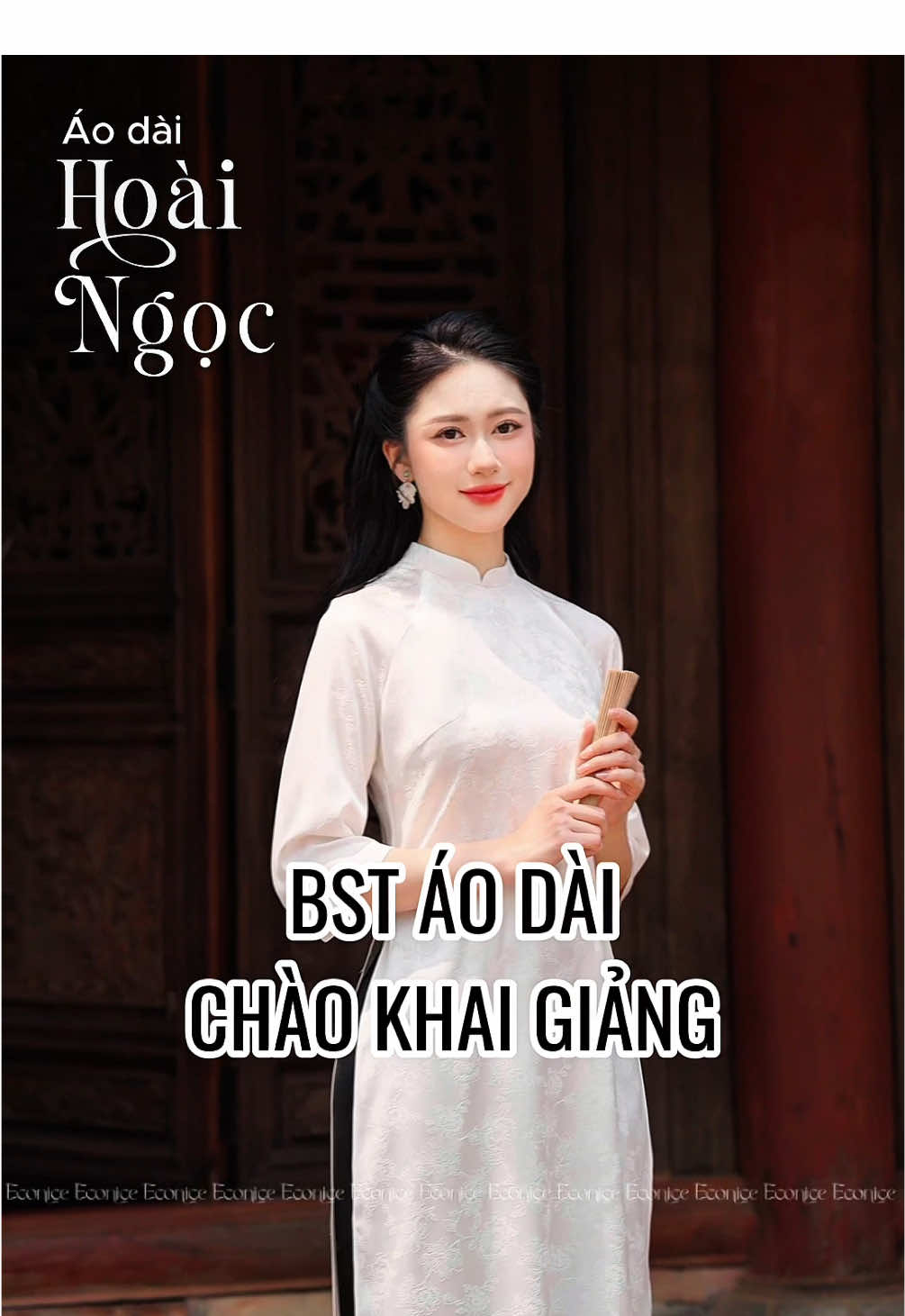 Áo dài Hoài Ngọc - BST chào khai giảng 2025 #aodai #giaovien #congchuc #econice 