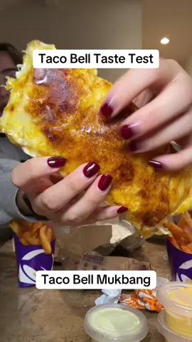 Taco Bell Taste Test @tacobell  #TacoBellMukbang #TacoBellTasteTest #TacoBellEats #FastFoodMukbang #TasteTestTuesday #TacoBellCravings #TacoBellLovers #CheesyGorditaCrunch #CrunchwrapSupreme #MukbangVideo #TacoBellHaul #EatingTacoBell #MukbangTikTok #FastFoodReview #TacoBellAddict #TacoBellRun #QuesaritoCravings #SpicyTacoChallenge #LateNightTacoBell #FoodieTikTok