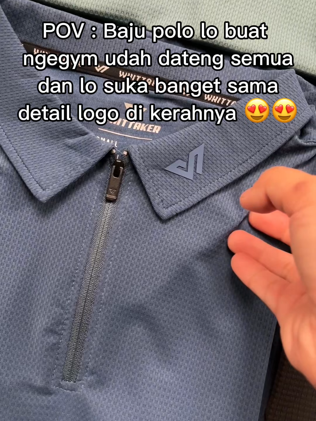 Akhirnya dateng juga paketnya #fyp #fypage #sportswear #whittaker #GymTok #gym #pologym #whittakersportswear