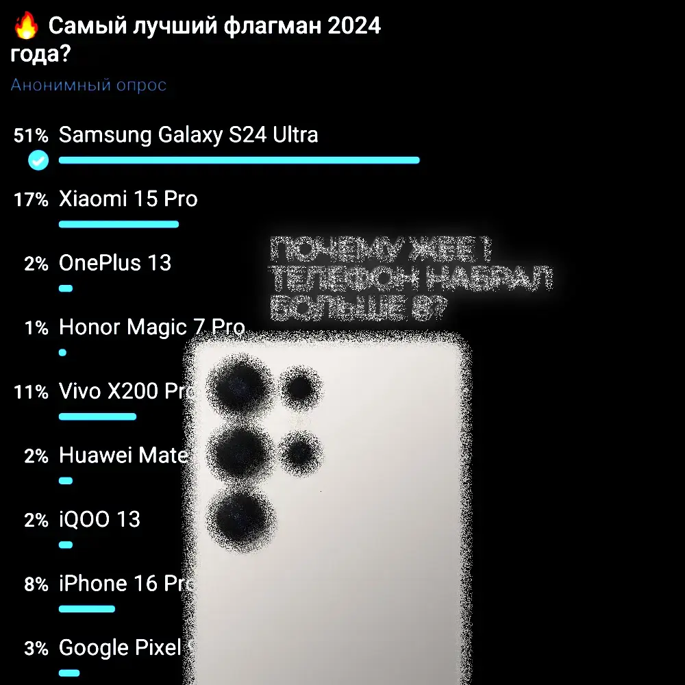 В этом году снова выиграет S26 Ultra и в Следующем😂😂