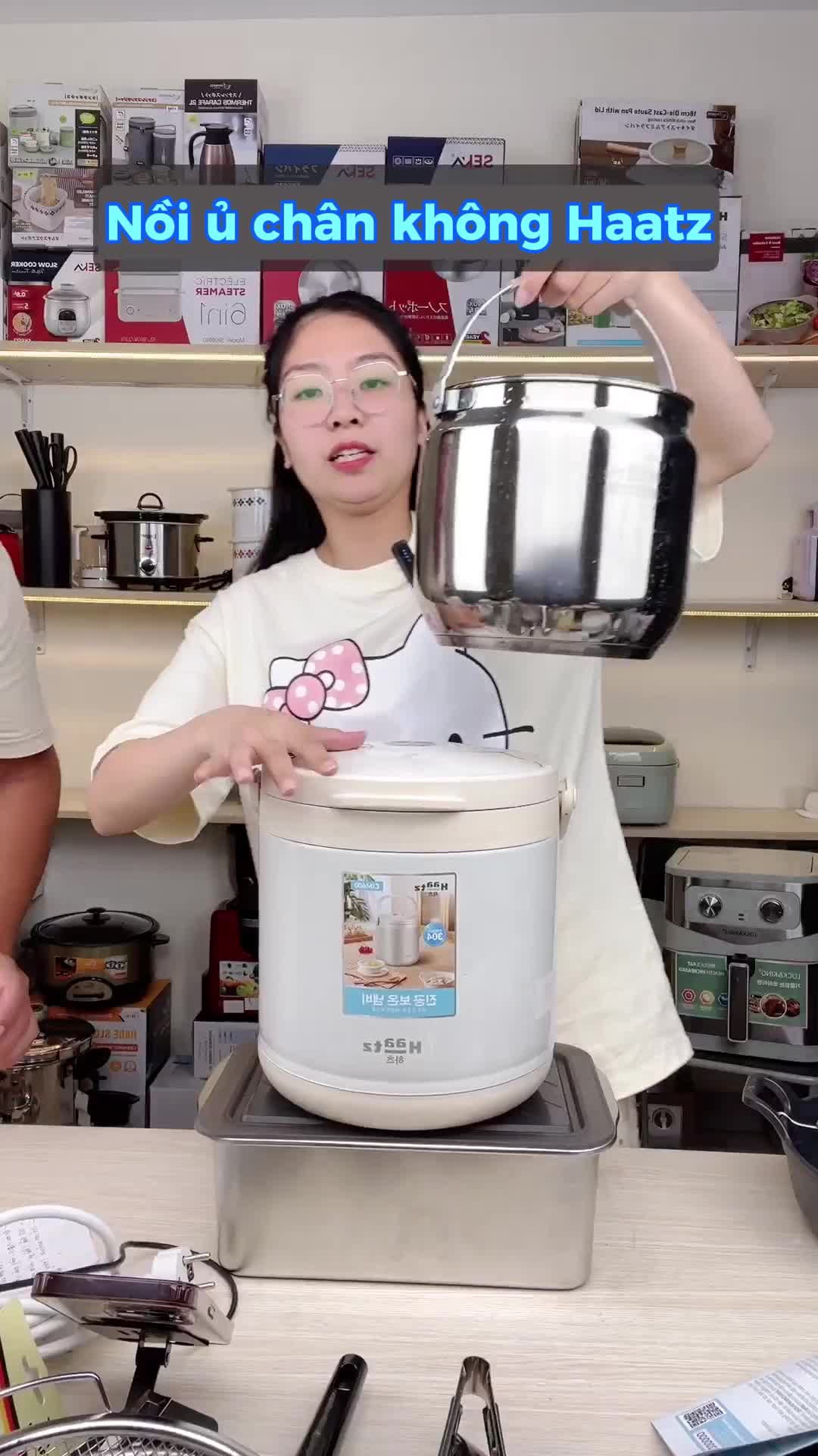 Nồi ủ chân không Haatz - giữ nhiệt lâu, hầm, kho, nấu cháo siêu tiện lợi #noiu #noiuchankhong #noigiunhiet #noiuchankhonghaatx #noiudinhduong #haatz #foryou #fyp #cooking 