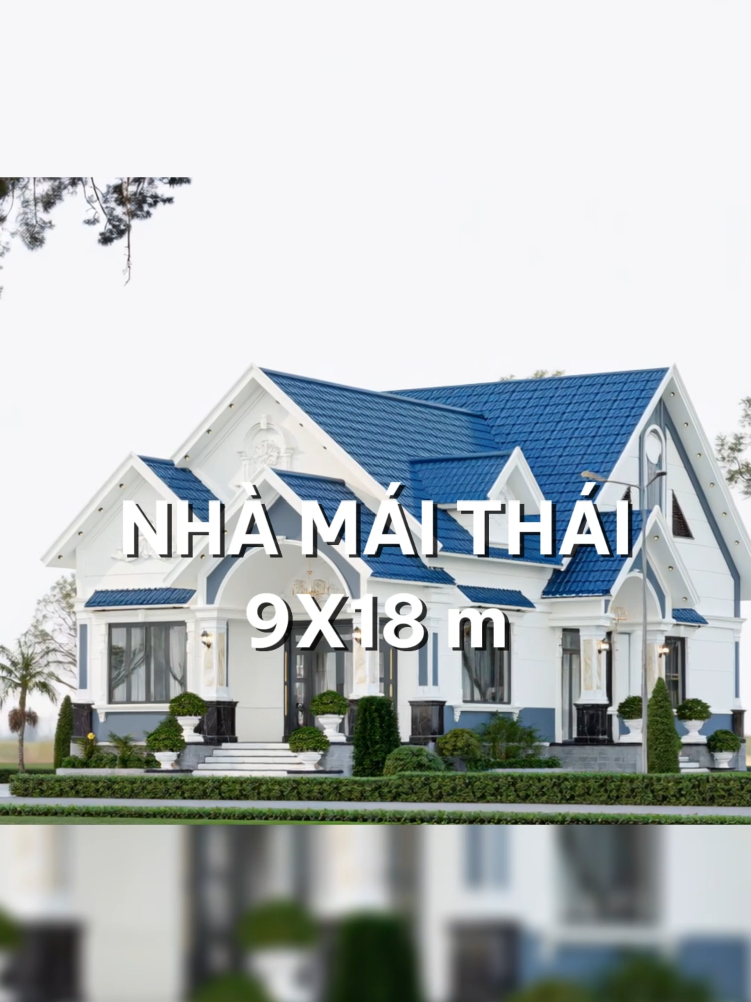 Biệt thự mái Thái 9x18 #Annhienhouse #nhà_đẹp #miềntây #máithai