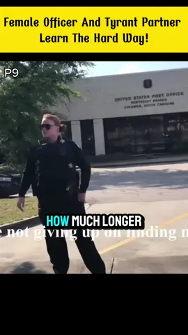 Female Officer And Tyrant Partner Learn The Hard Way! Walk of Shame & ID Refusal - P9 #cops #police #audit #security #usa #viral #fyp
