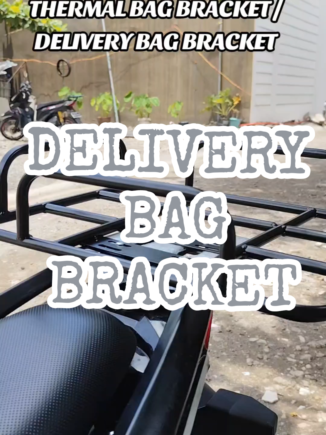 DELIVERY BAG BRACKET/THERMAL BAG BRACKET💛#deliverybagbracket #bracketforthermalbag #bracket #thermalbagbracket 