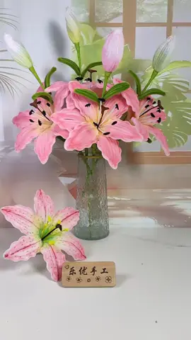 Hoa ly xinh cho nàng thêm xinh #yeuhandmade89 #kemnhungloai1 #kemnhung #yeuhandmade #hoalykemnhung #yeuhandmade #kemnhungloaixin 