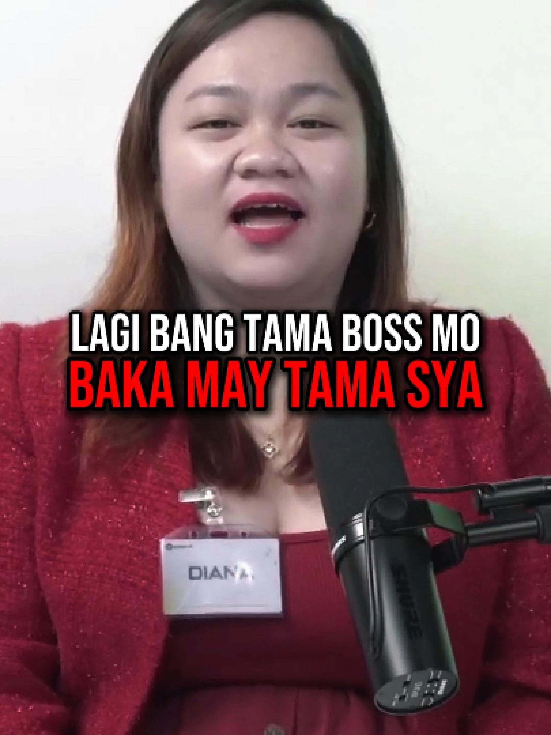 Lagi bang tama yung boss mo? Baka may tama na yan. #boss #alwaysright #hrdianatalks #PambansangHR #trabaho #HR #fyp #highlights #HRTips #HRproblems #Youniqhrservices #companyculture #businessowner #employee #leader