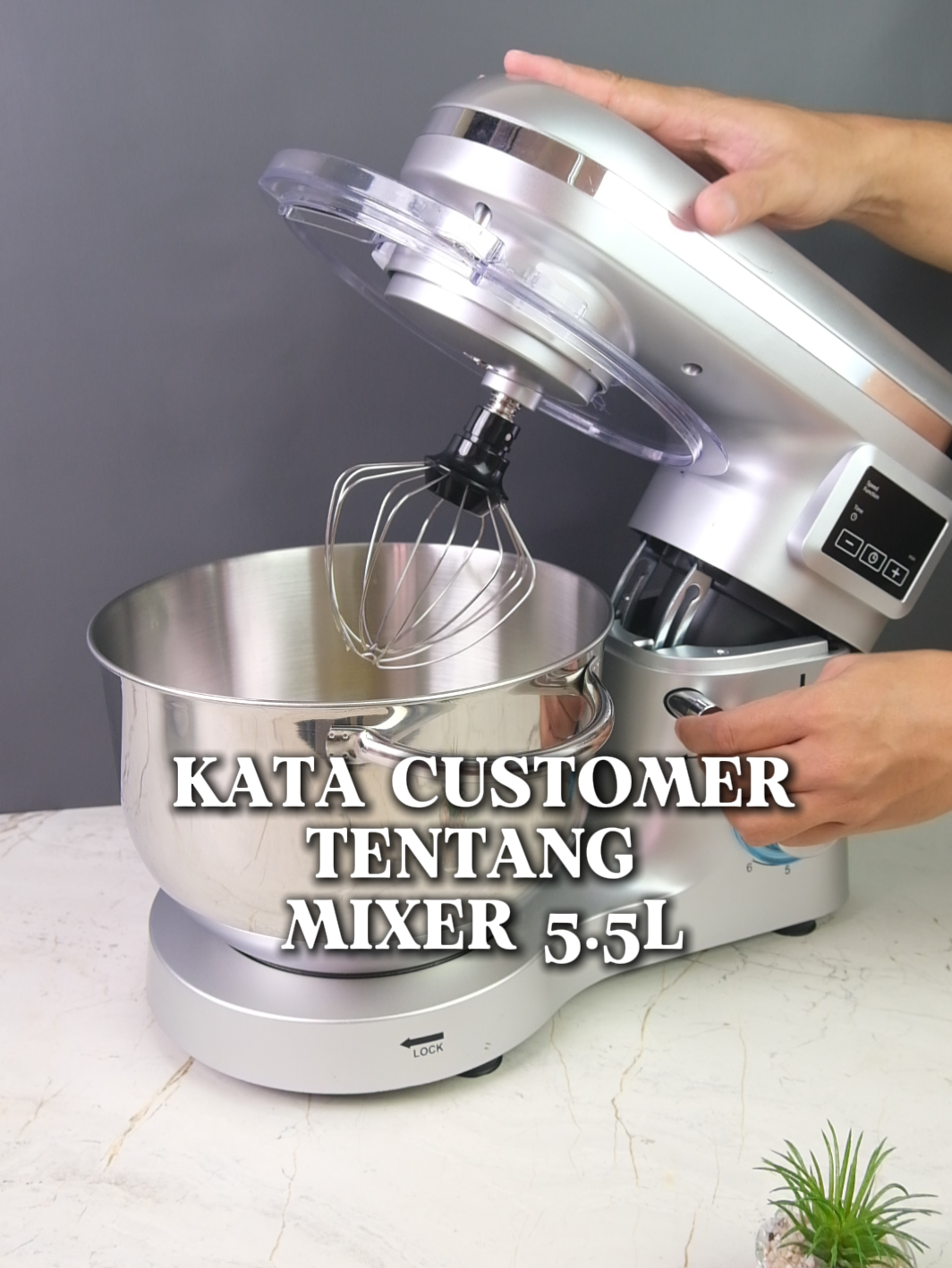 Tonton sampe habis yang penasaran gimana review customer kita tentang mixer 5.5L ini! #mixer #standmixer