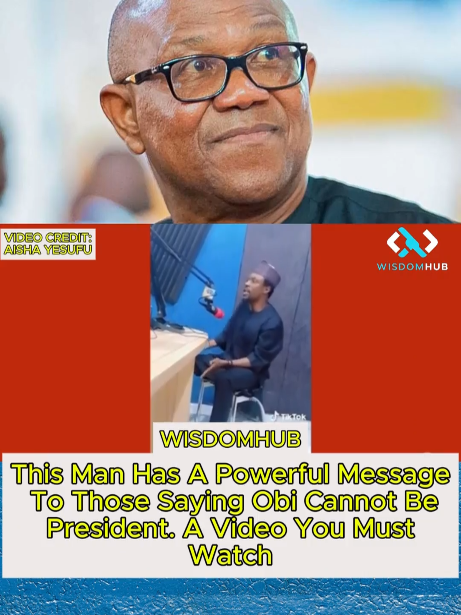 This Man Has A Powerful Message  To Those Saying Obi Cannot Be  President. A Video You Must  Watch #wisdomhub  #followerstiktok  #videoviral  #nigerianewsupdate  #trendingvideos  #nigerianews  #following  #everyone  #nigeriapolitics #trendingvideo  #peterobi