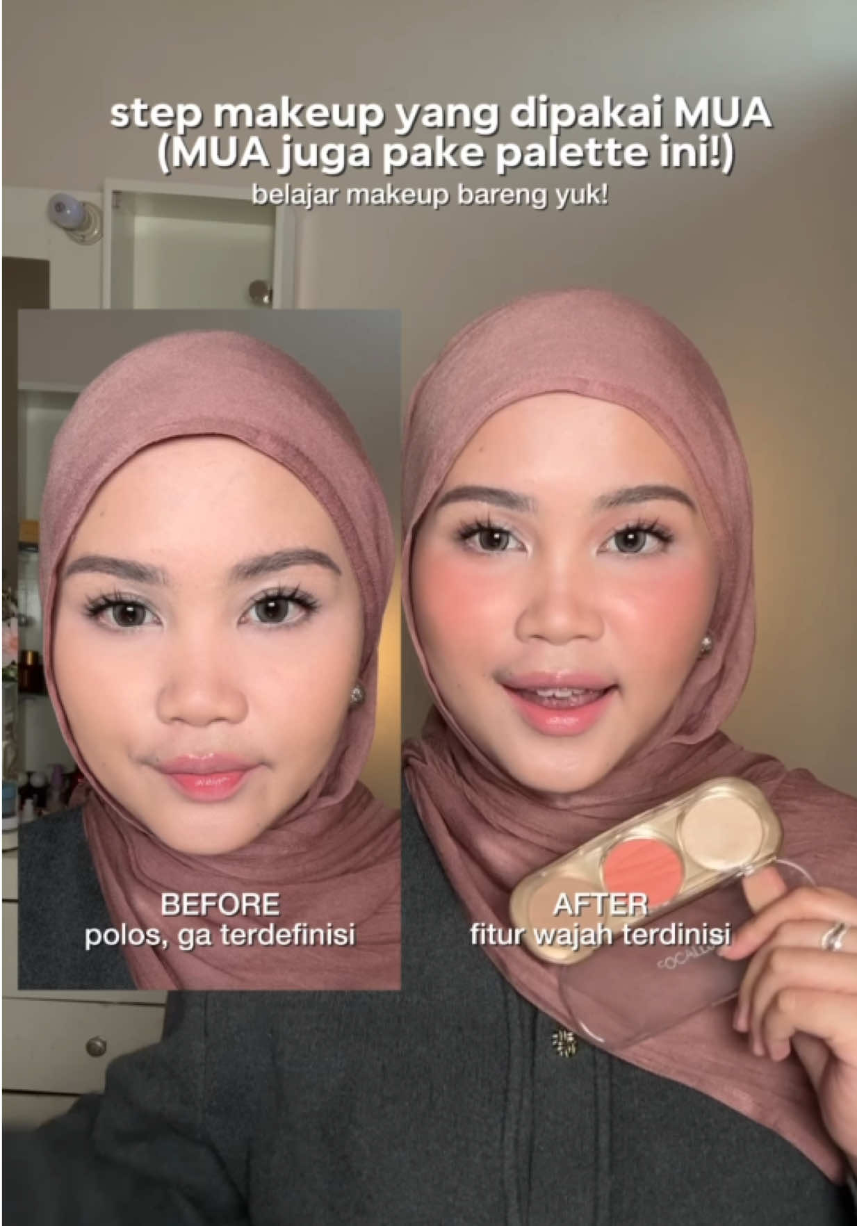 3 step beginner friendly klo ngerasa makeupnya terlalu polos. yukk belajar makeup bareng🫶🏻 #focallure #tipsmakeup #dailymakeup #contour 
