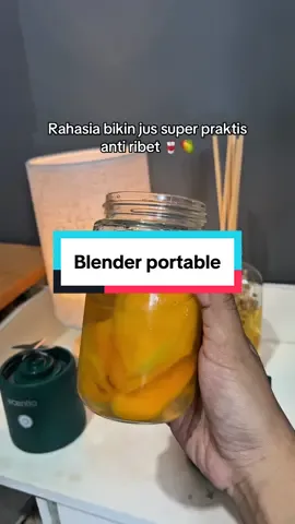 Udah gaada alesan lagi melas minum jus ini mah #blenderportable #blenderportablemurah #blenderportablemini #ecentio 
