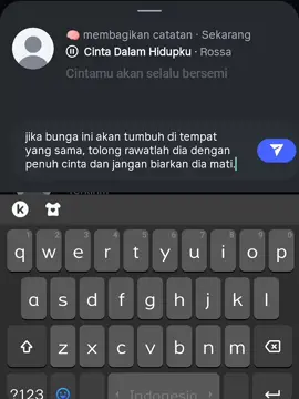 Tapi ini bukan perihal bunga. #fyp #quotes 