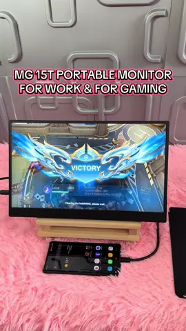 MG 15T Portable Monitor! For Multitask Work and For Gaming. #mgtouchpro #portablemonitor #laptop #fypp 