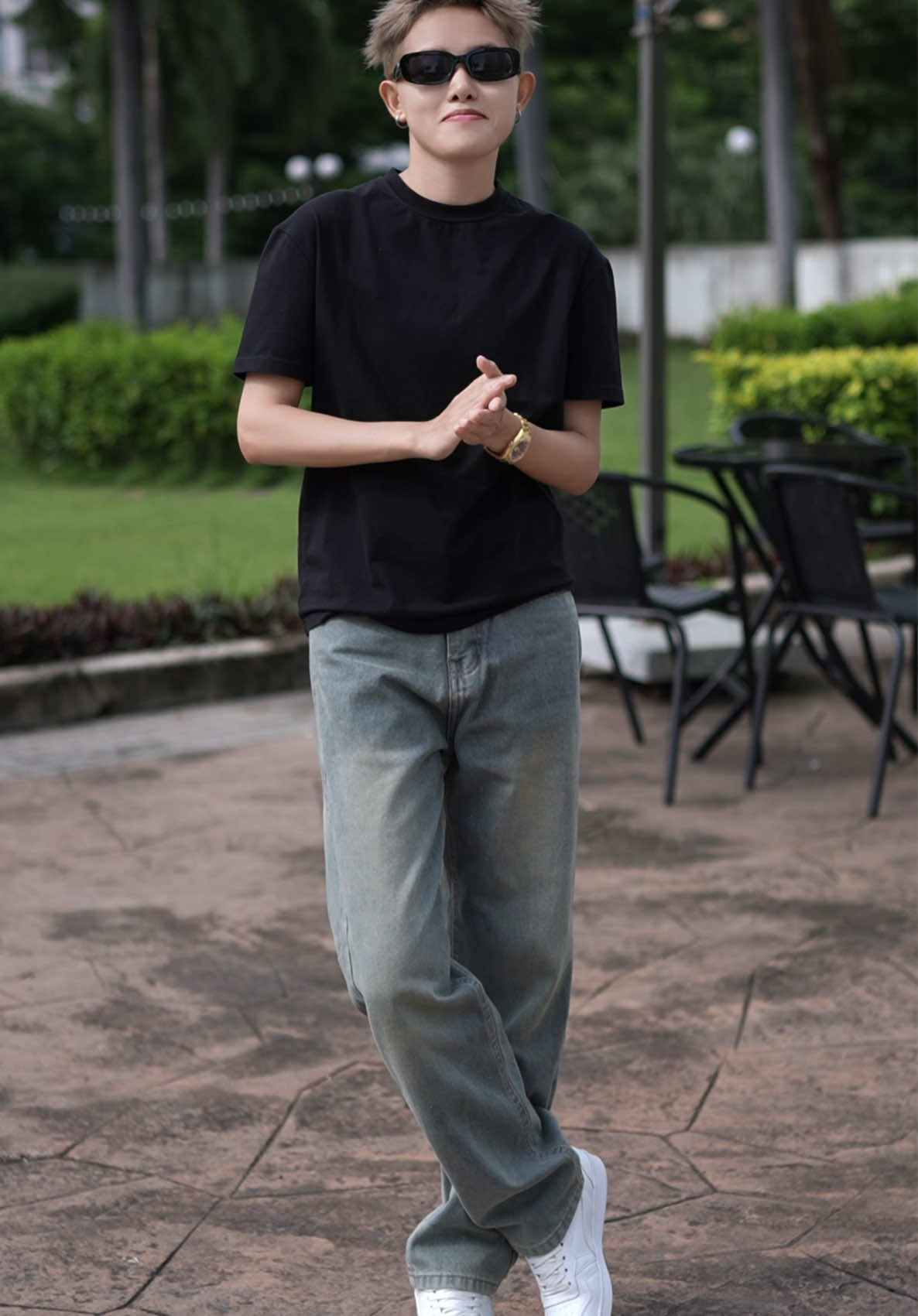 Quần jean suông wash đẹp nè anh em #xuhuong #ngocoutfit #quanjean #quanjeannam #muataitiktokshop #quanjeansuong 