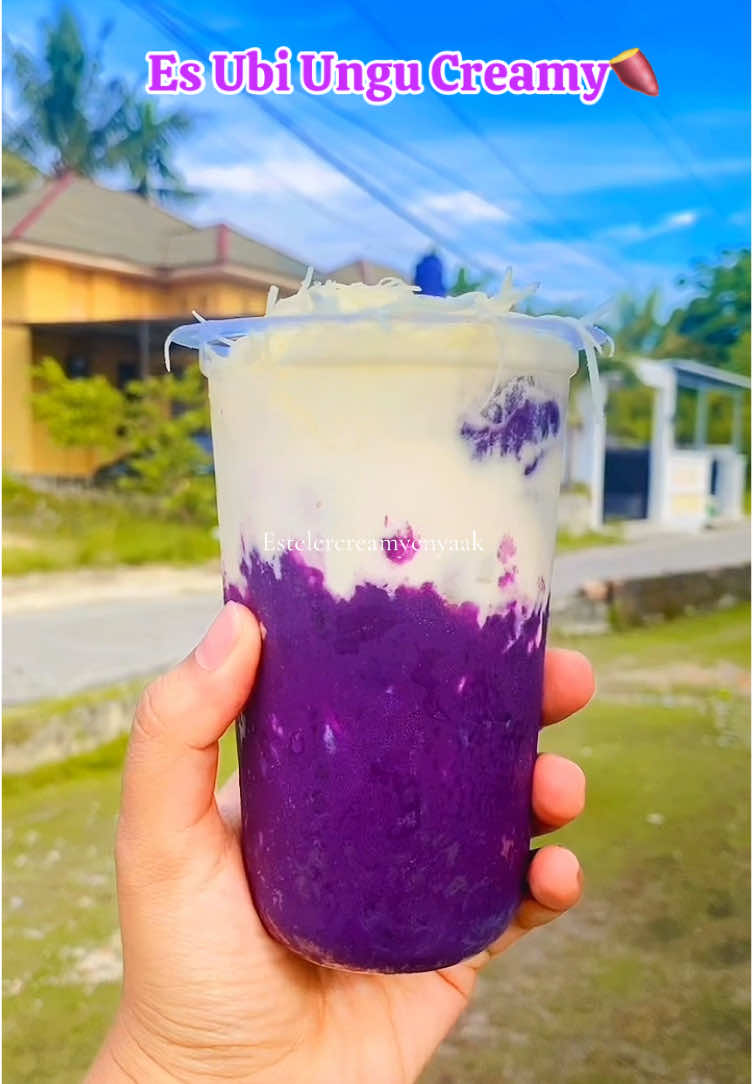 Es Ubi Ungu Creamy😍😍 #esubiungu #minumanviral #esteler #estelercreamy #estelerkekinian #kulinerpekanbaru #fyp #fypシ゚ 