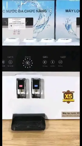 Máy lọc nước RO nóng nguội X5 ,sạch tinh khiết ,có làm nóng,có sục rửa lõi lọc ,công suất  15 lit/h phù hợp cho mọi gia đình  #xuhuong #maylocnuocro #maylocnuoc 