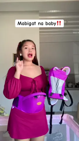 Para sa mabigat na baby🫶🏻 #babycarrier #carrier #babytips #babylove #fyp #foryou 
