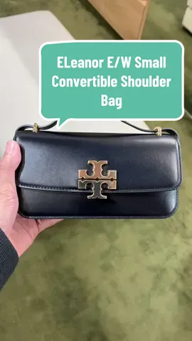 Eleanor E/W Small Convertible Shoulder Bag Available 3 colour: Black, Whiskey and Warm white #promoseruweekend #promomakangajian #toryburch #toryburchindonesia #toryburchbag #toryburchbags #shoulderbag #toryburchbags #elenaor #eleanorsbag 